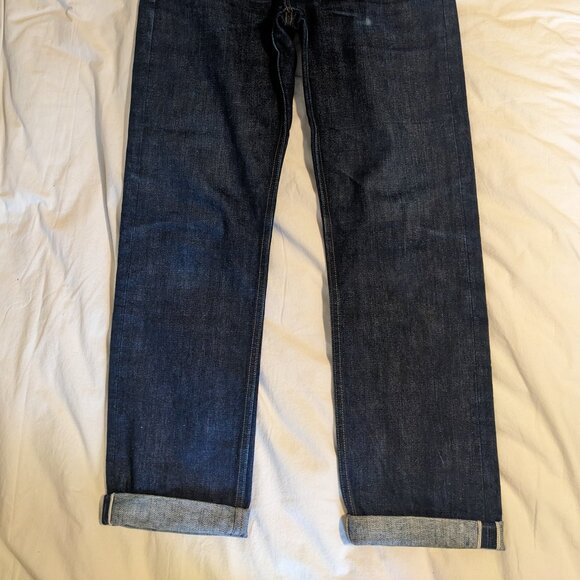 Men's Brave Star Jeans, Dark Wash, True Straight, Size 31 - Picture 2 of 13